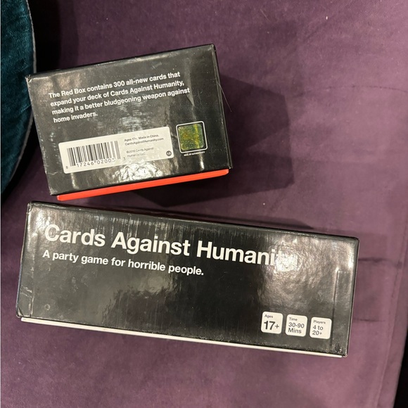 Cards Against Humanity + Red Box Expansion Pack, never used! - Picture 3 of 3